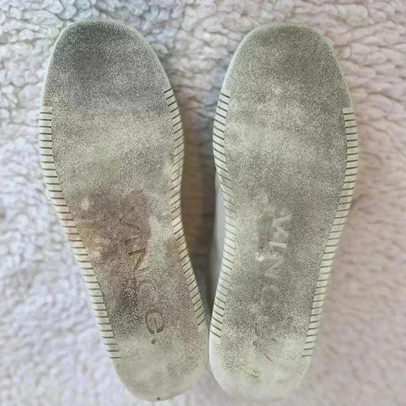 Vince Women’s Aspen Leather Sneakers White Snake Leather Size 8.5 - Picture 7 of 7